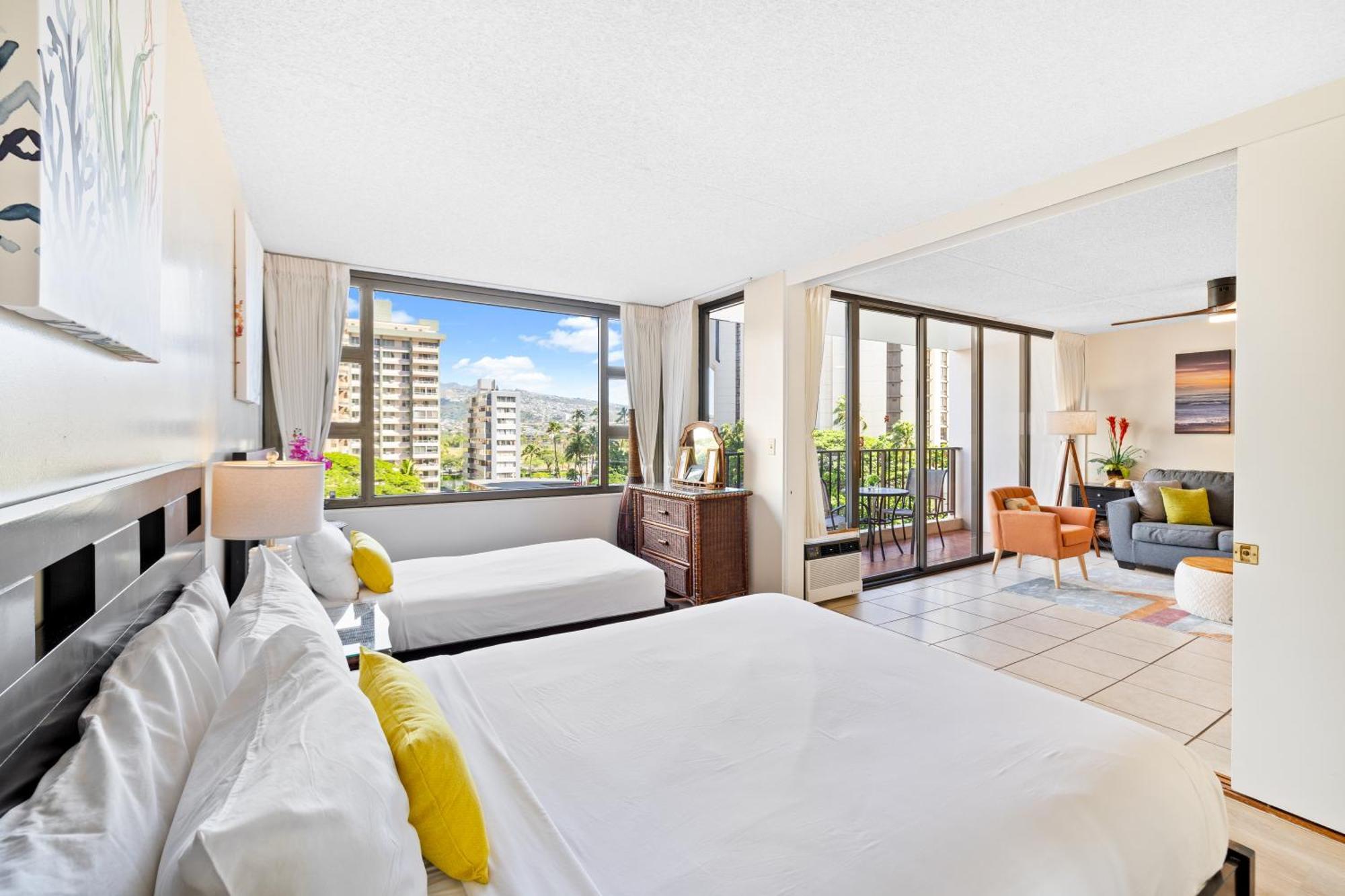 הונולולו Cozy Waikiki Getaway, Stroll To Beach With Free Parking מראה חיצוני תמונה